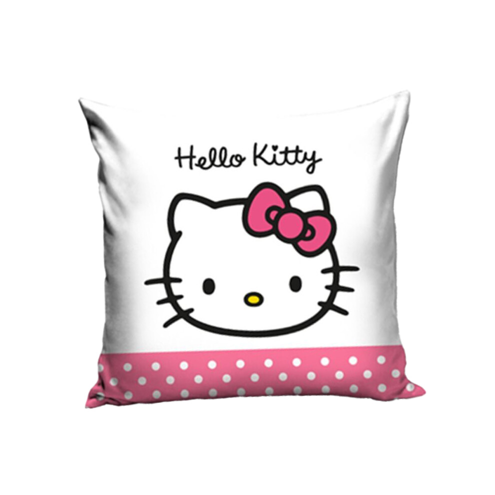 Hello Kitty Polka Dot Filled Cushion