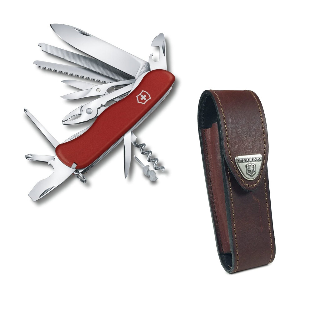 Victorinox WORKCHAMP Swiss army knife - 111mm linear lock blade - with holster