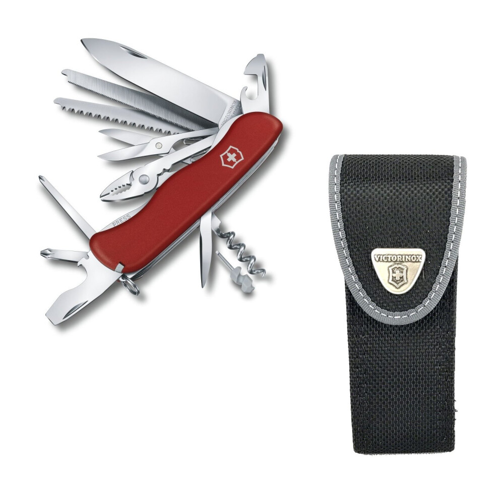 Victorinox WORKCHAMP Swiss army knife - 111mm linear lock blade - with holster