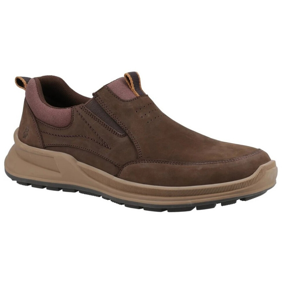 (7 UK, Brown) Hush Puppies Mens Arthur Slip-on Shoes