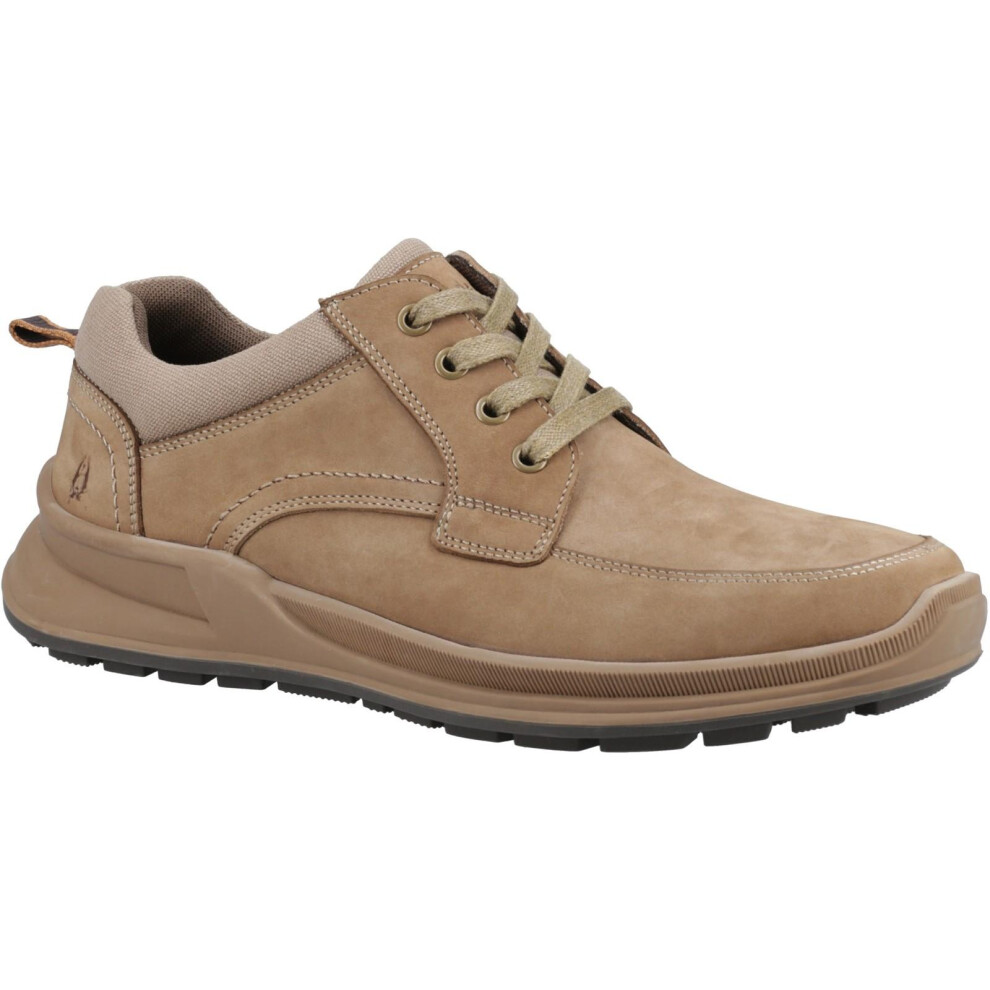 (9 UK, Taupe) Hush Puppies Mens Adam Nubuck Lace Up Trainers