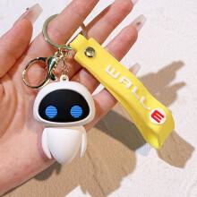 (EVE) Walle Robot Keychain Eve Pendant Backpack Bag Charm Cartoon Film Periphery Gift