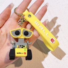 (WALLE) Walle Robot Keychain Eve Pendant Backpack Bag Charm Cartoon Film Periphery Gift