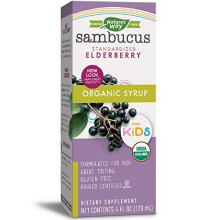 Nature's Way, Kids SambucusÆ, Organischer Traditioneller Immun-Sirup, Ab 1 Jahr, 4 fl oz (120 ml)