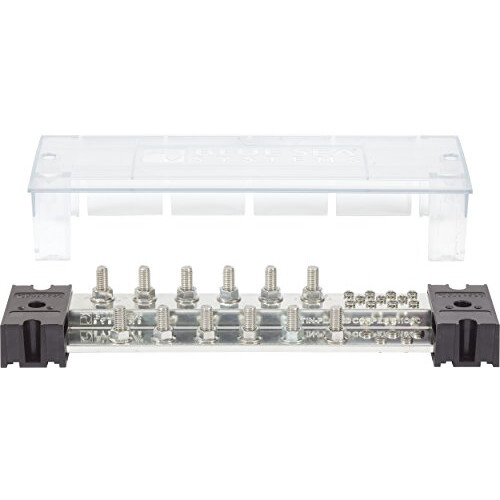 Blue Sea Systems PowerBar 1000 Stud with Cover  12 x 38