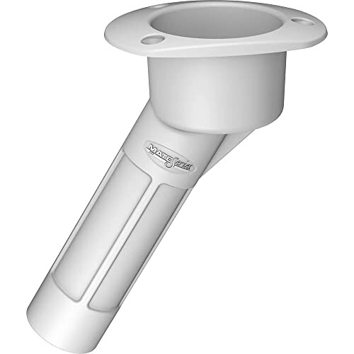 Mate Series Plastic 30       Rod  Cup Holder  Open  Oval Top  White