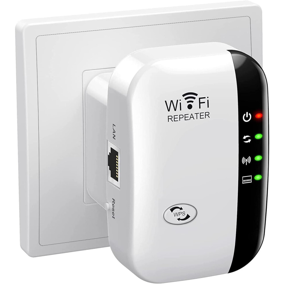 WiFi Extender, WiFi Signal Booster Up to 5000sq.ft and 55 Devices, WiFi Range Extender, Wireless Internet Repeater