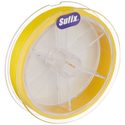 Sufix 832 Advanced Superline Braid  HiVis Yellow  10Pound300Yard Spool