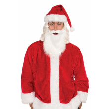 Set di accessori per il costume di Babbo Natale con barba e baffi, taglia unica