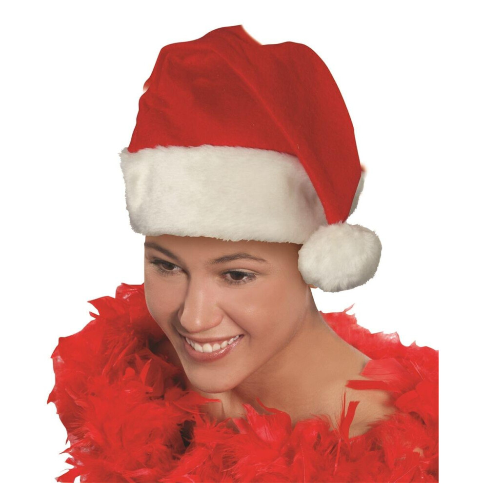 Deluxe Santa Hat Christmas Costume Accessory One Size Fits Most