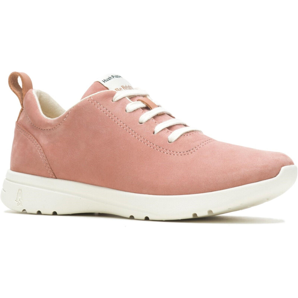 (5 UK, Blush) Hush Puppies Womens/Ladies Leather Trainers