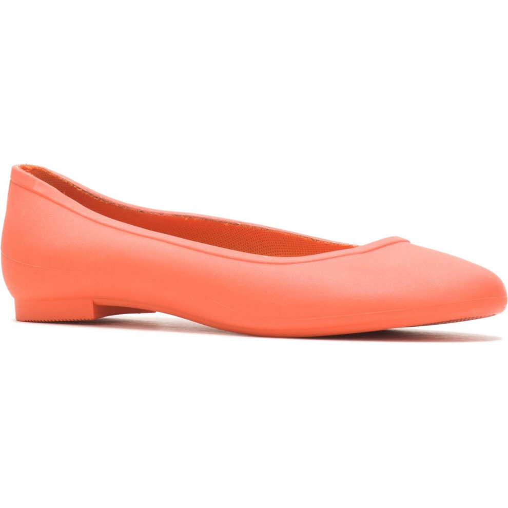 (8 UK, Orange) Hush Puppies Womens/Ladies Brite Pops Ballerina Flats