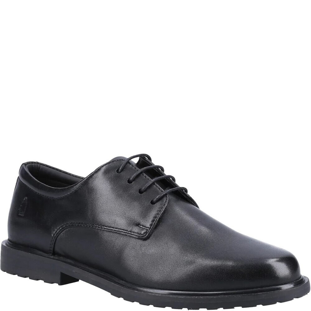 (8 UK, Black) Hush Puppies Womens/Ladies Verity Plain Leather Oxfords