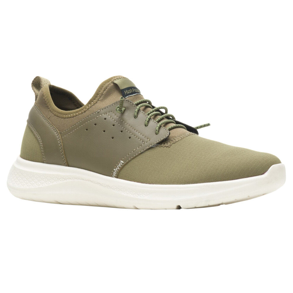 (10 UK, Olive) Hush Puppies Mens Elevate Casual Shoes