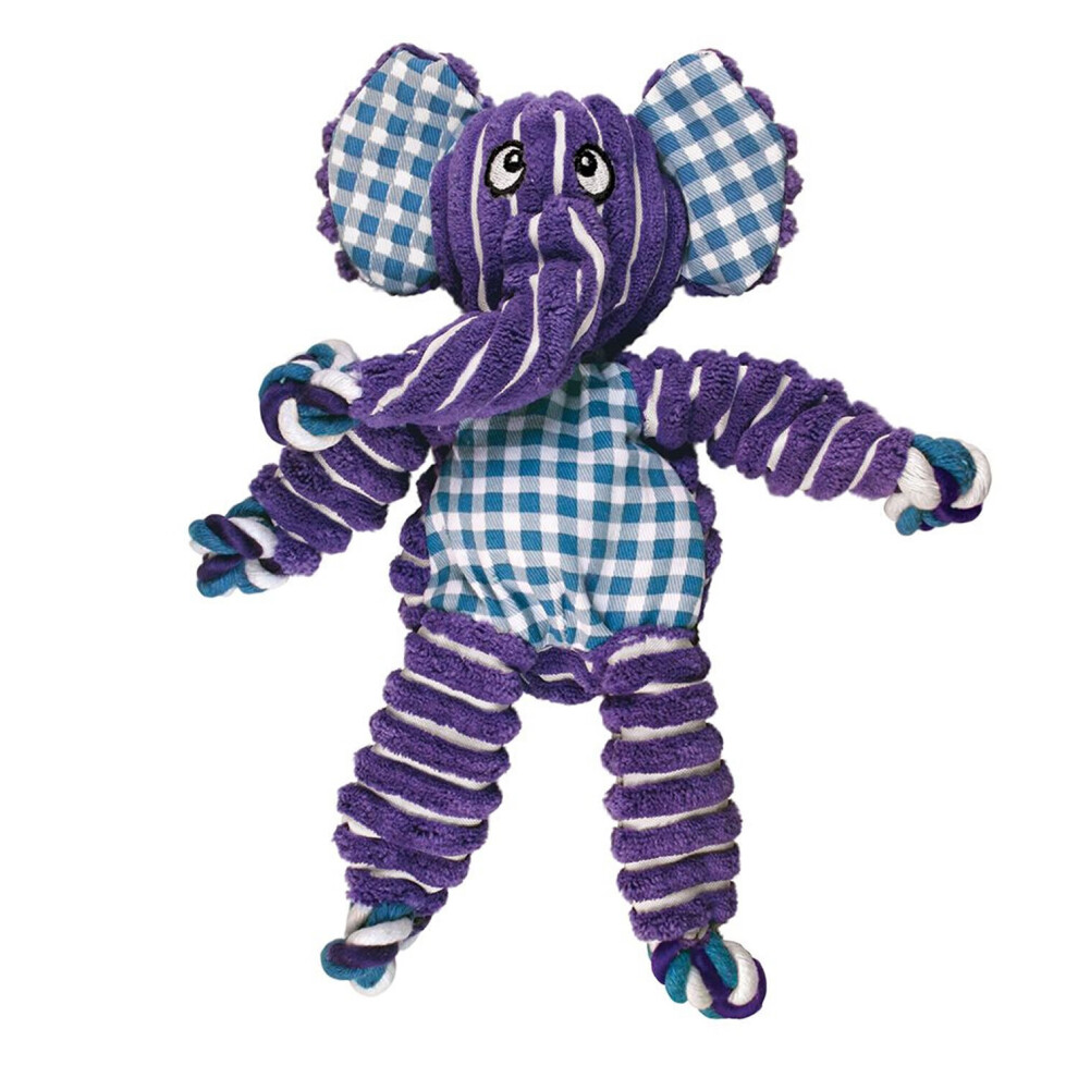 Kong Floppy Knots Elephant Dog Squeak Toy