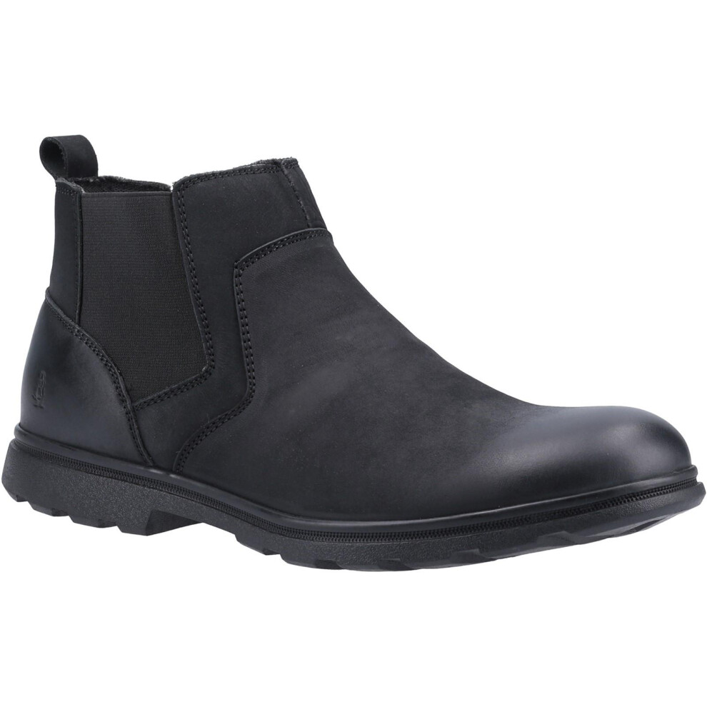 (7 UK, Black) Hush Puppies Mens Tyrone Nappa Leather Boots