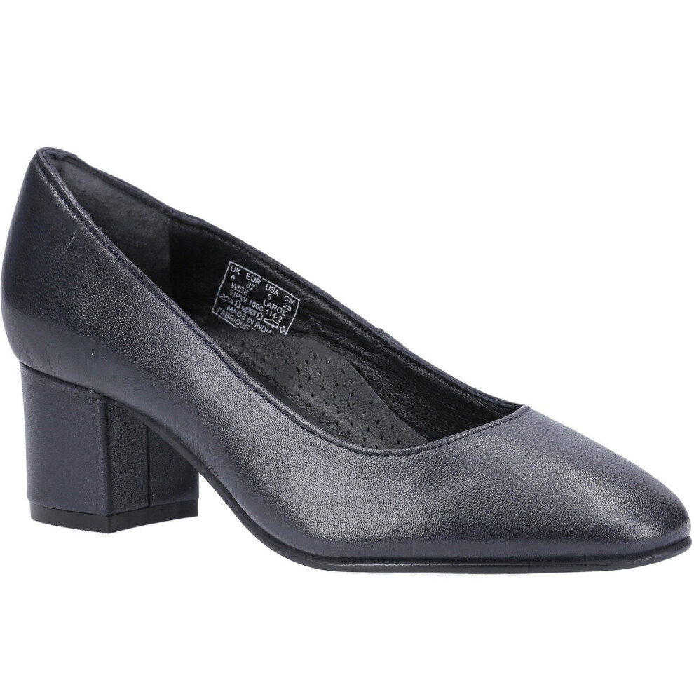 (6 UK, Navy) Hush Puppies Ladies/Womens Anna Leather Court Shoe