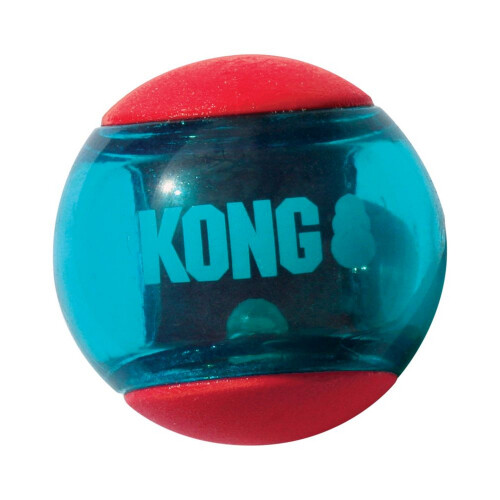 KONG KONG Squeezz Action Red Dog Ball (Multipack)