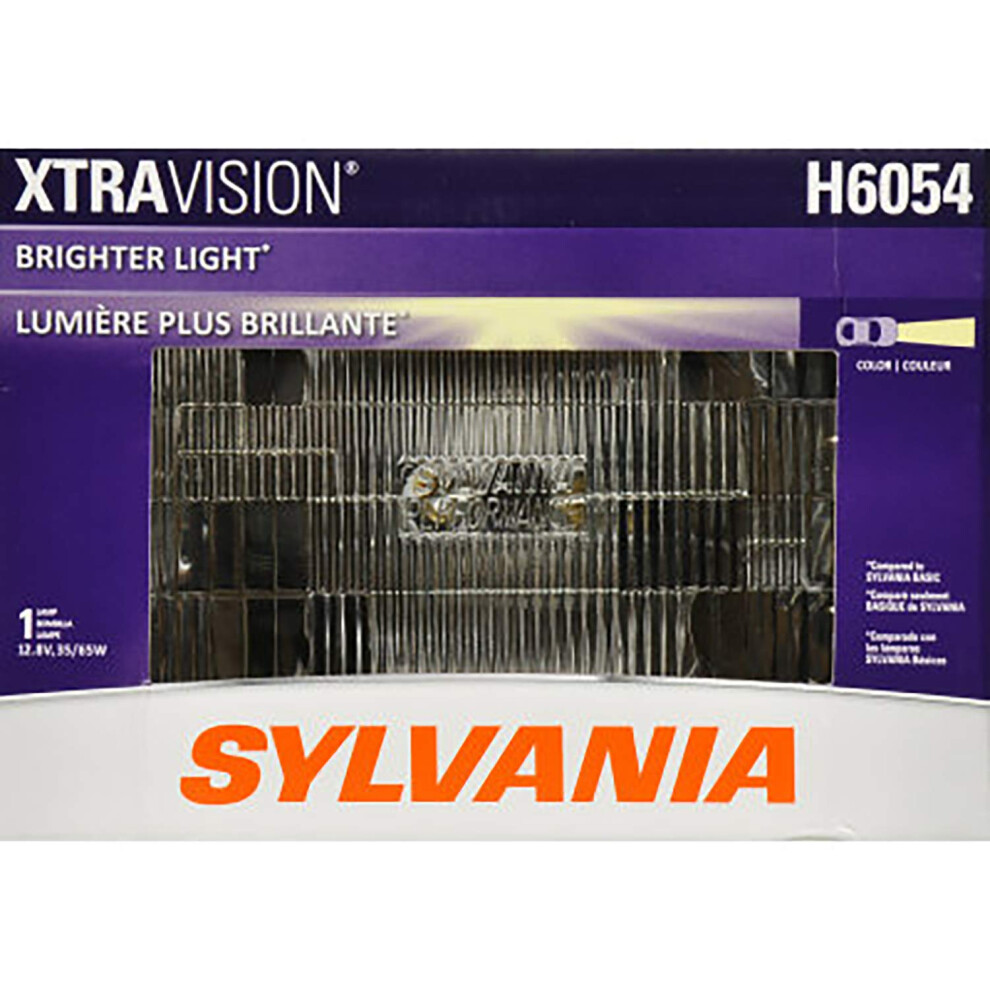 SYLVANIA  H6054 XtraVision Sealed Beam Headlight  Halogen Headlight Replacement 142x200 Delivers More Downroad Visibility con