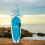 Dellonda Inflatable Stand-Up Paddle Board 10'6" - Light Blue/White 17