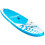 Dellonda Inflatable Stand-Up Paddle Board 10'6" - Light Blue/White 10