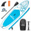 Dellonda Inflatable Stand-Up Paddle Board 10'6" - Light Blue/White 1