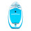 Dellonda Inflatable Stand-Up Paddle Board 10'6" - Light Blue/White 9