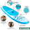 Dellonda Inflatable Stand-Up Paddle Board 10'6" - Light Blue/White 3