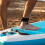Dellonda Inflatable Stand-Up Paddle Board 10'6" - Light Blue/White 14
