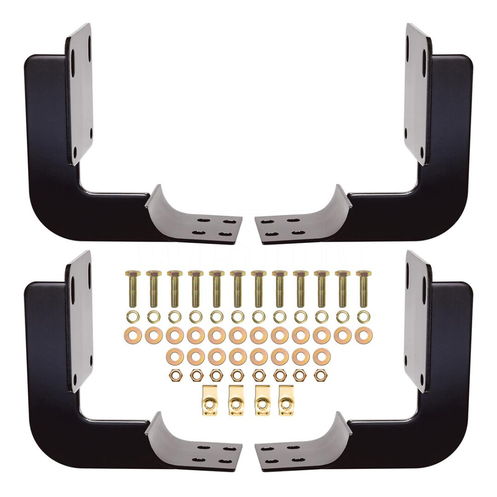 Westin 22-1035 Kit Di Montaggio Per Barra Nerf Ovale Premier Per F250 F350 F450 F550HD 1999-2016, Coppia Nera