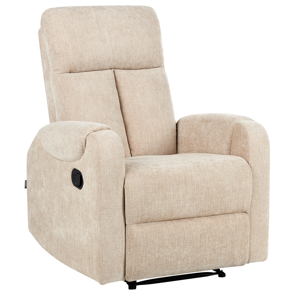 Recliner Chair SOMERO Fabric Beige