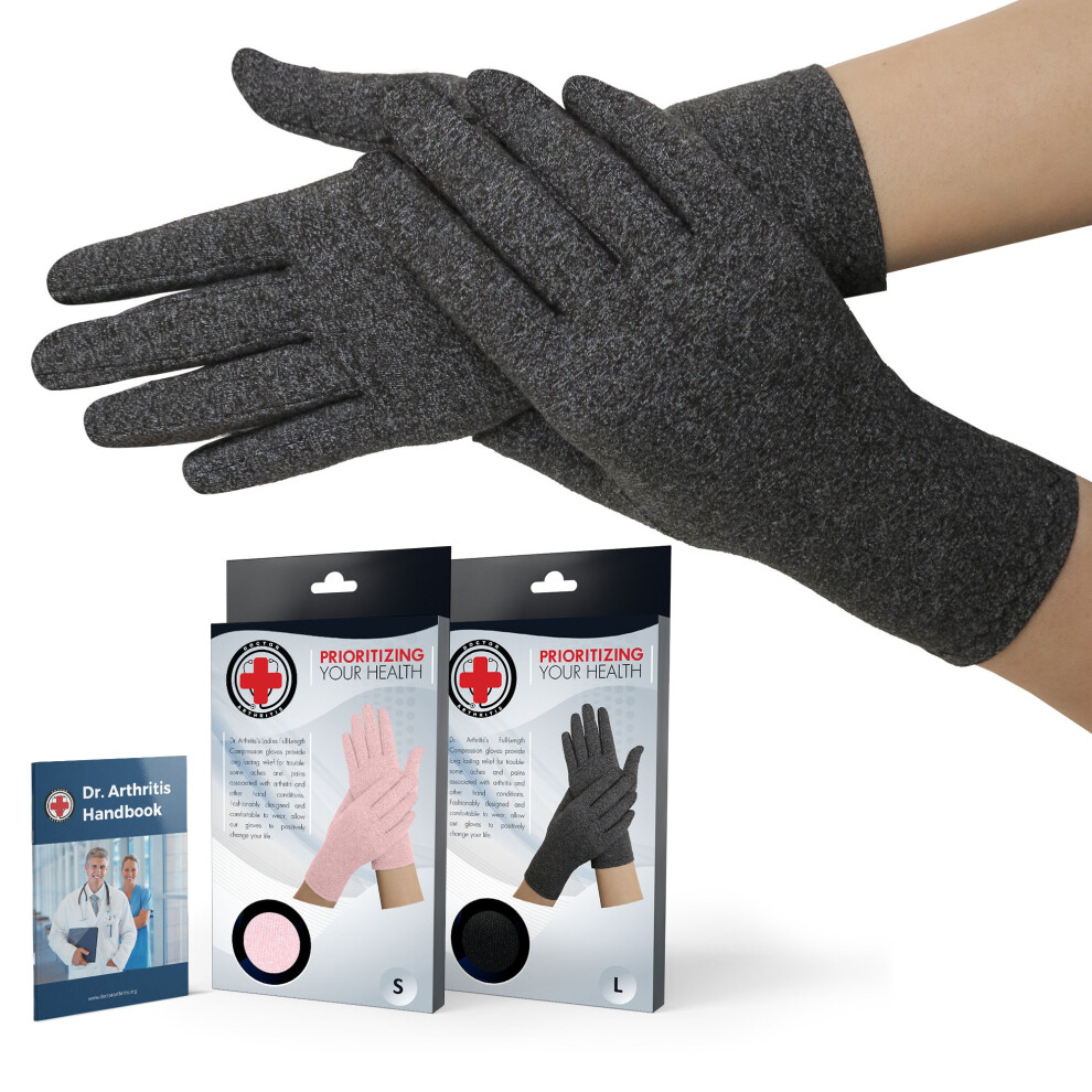 Dr. Arthritis Doctor Developed Arthritis Glovescompression Gloves For Women Men And Doctor Written Handbook Useful For Arthritis Raynaud