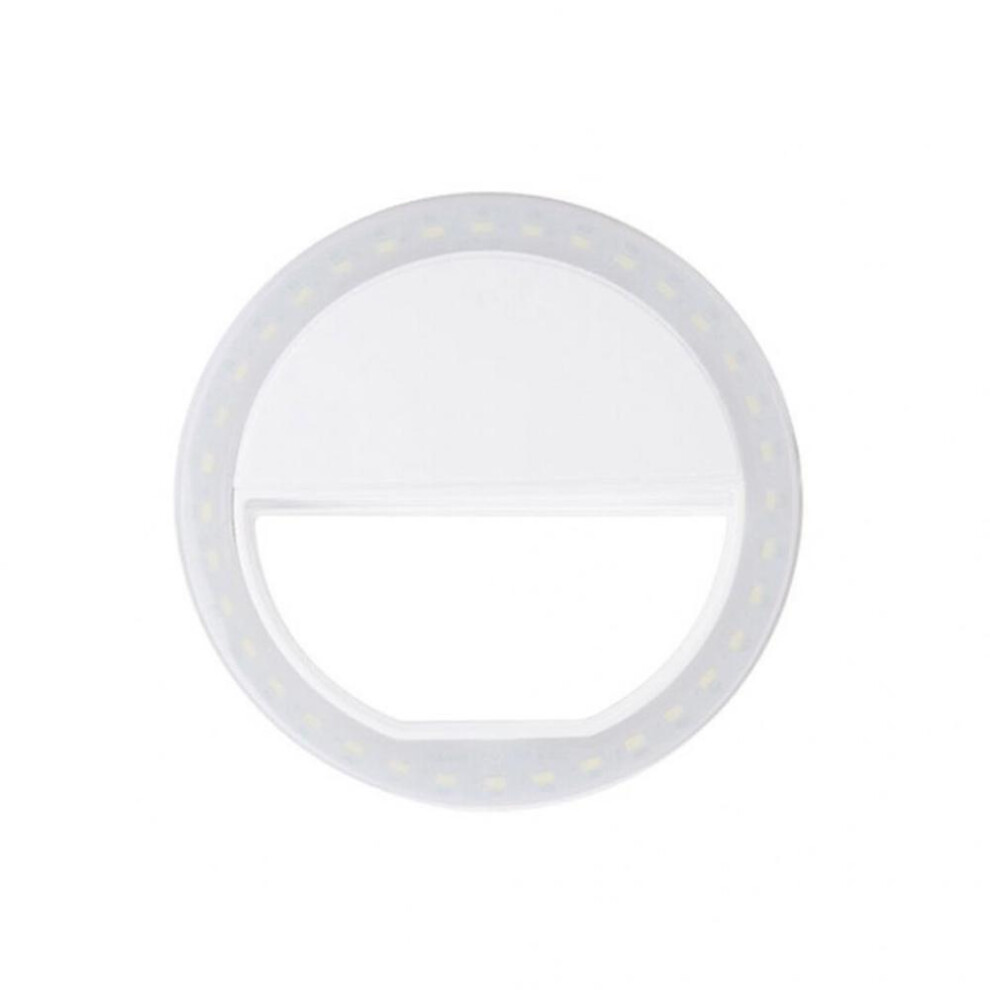 Portable Selfie LED Ring Light Photography Clip Fill iPhone Android Phone