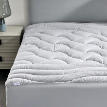 SLEEP ZONE Cooling Mattress Topper Cal King Premium Zoned Quilted Mattress Pad Pillow Top Mattress Protector Cover Machine Wa