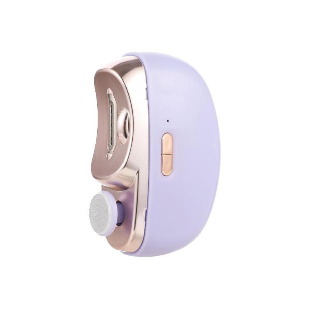 (Purple) 1pcs Automatic Nail Care Kit Manicure Nail Trimmer For Adult Baby Finger Toe Scissors Pedicure Thick Nails Cutter Sharpener