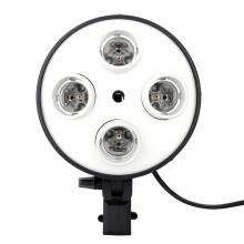 4 in 1 E27 Base Socket Light Lamp Bulb Holder Adapter