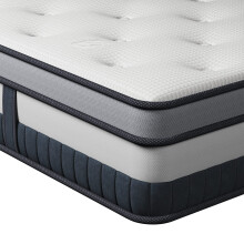 Vesgantti Twin XL Mattress 10 Inch Innerspring Multilayer Hybrid XL Twin Mattress  Ergonomic Design with Memory Foam and Pocket