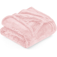 Utopia Bedding Fleece Blanket Queen Size Pink 300GSM Luxury Fuzzy Soft AntiStatic Microfiber Bed Blanket 90x90 Inches