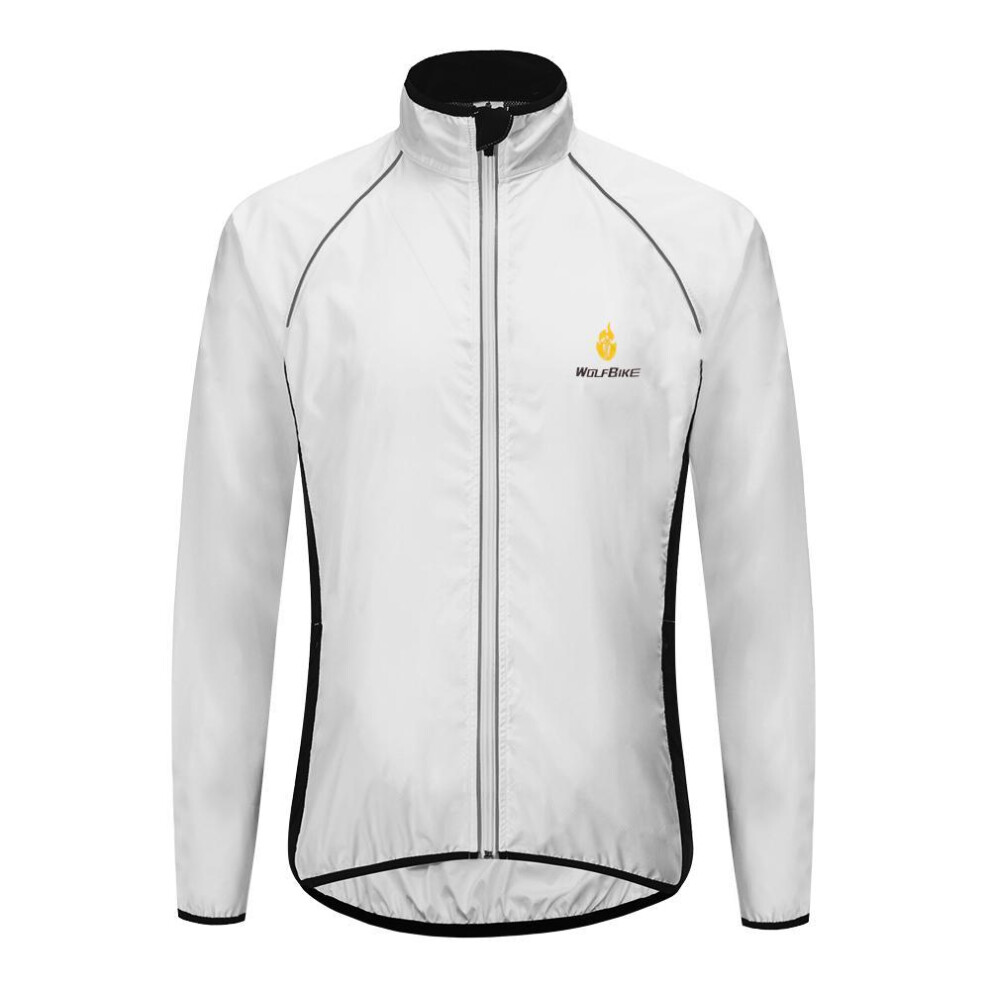Windproof Cycling Jacket MTB Road Team Bike Reflective Coat Long Sleeve Jersey Breathable Sports Clothing
