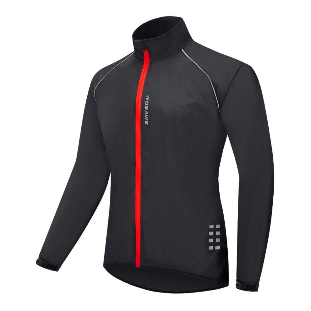WOSAWE Mens Cycling Jacket Windproof Waterproof Road MTB Mountain Bike Cycle Jersey Tops