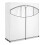 Whitmor Whitmor ExtraWide Clothes Closet  60    with  White Cover 1