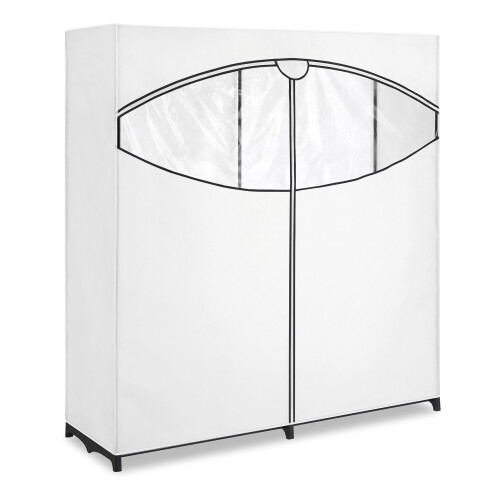 Whitmor Whitmor ExtraWide Clothes Closet  60    with  White Cover