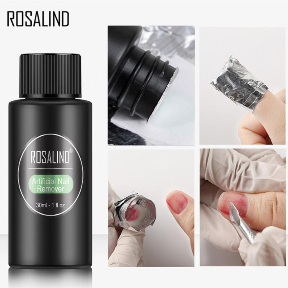 ROSALIND Removes Excess Gel Enhance Shine Sticky Remover Nail Polish UV Gel Sticky Remover Nail Art