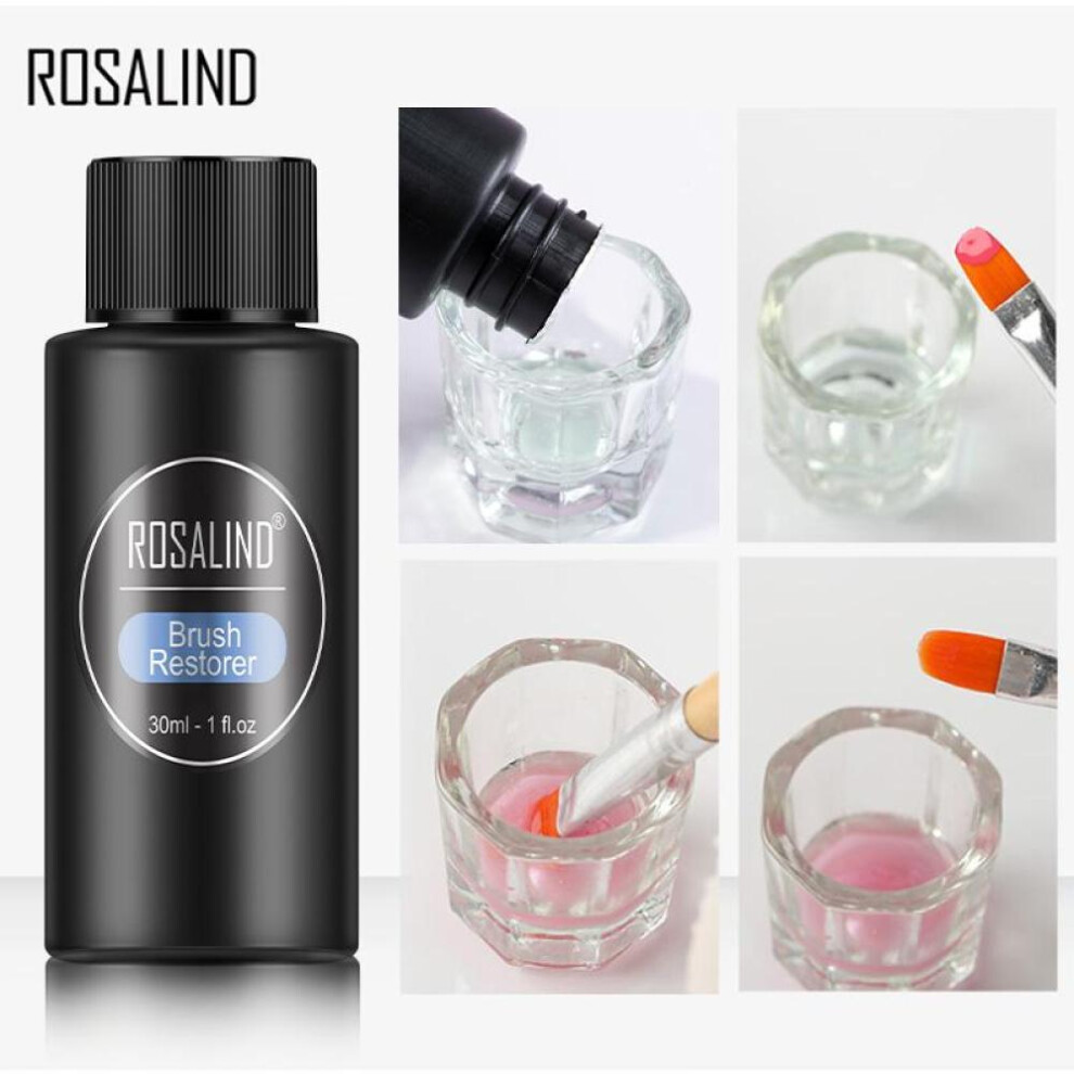ROSALIND 30ml Cleaning The Brush Water Remove The Nail Gel Polish From Nail Art Tool