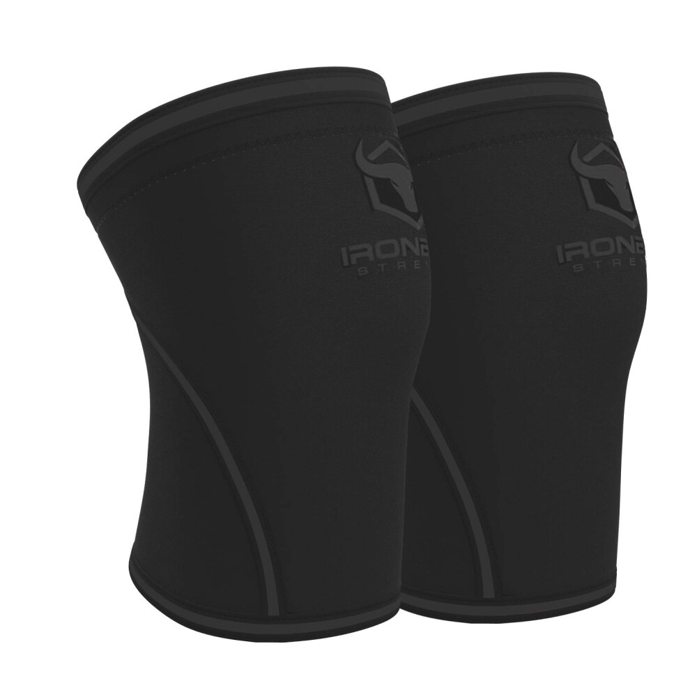 Iron Bull Strength Knee Sleeves 7Mm (1 Pair) - High Performance Knee Sleeve Support For Weight Lifting, Cross Training & Powerlifting - Best Knee Wraps & Straps Compress