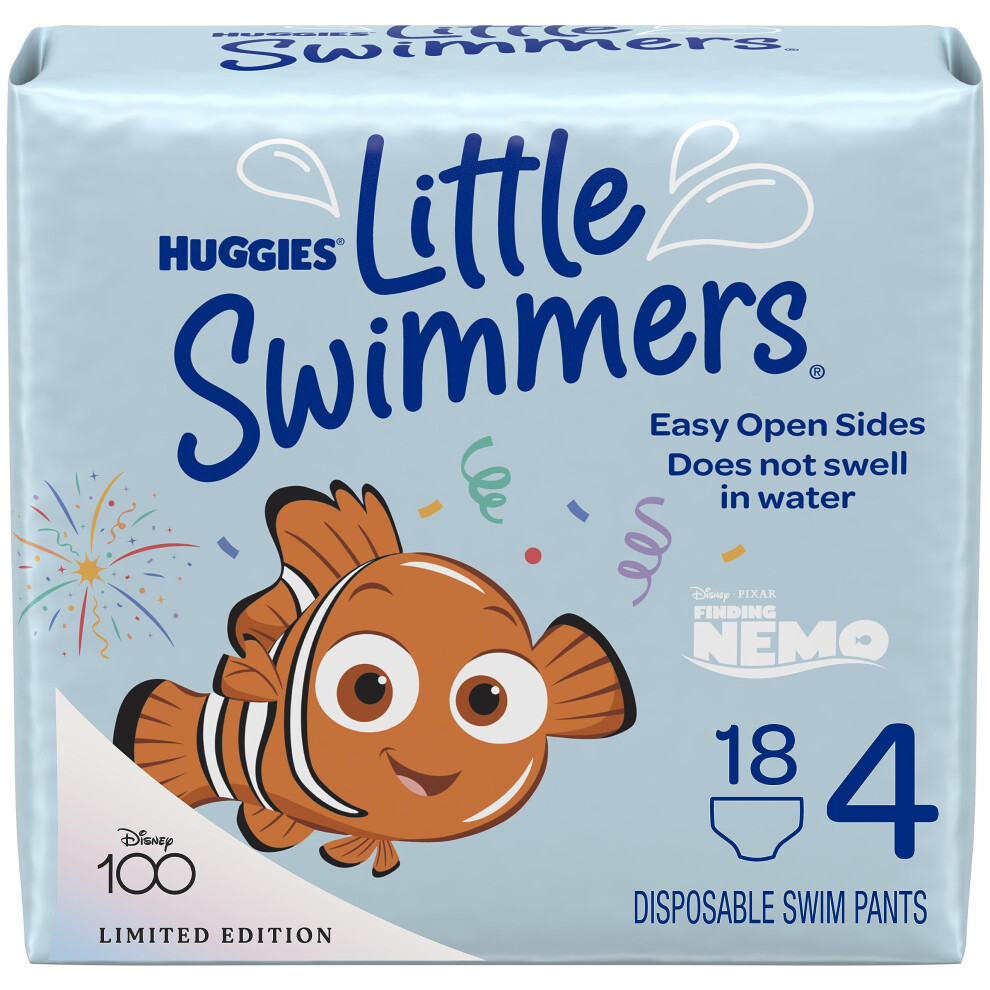 Huggies Little Swimmers Disposable Swimming Diapers  Size 4 2434 lbs  18 Ct