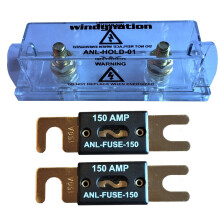 WindyNation ANL Sicherungshalter + Sicherung (2 Stόck 150A)