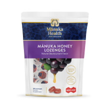 Manuka Health, Manuka-Honig Lutschtabletten, Natürliche Schwarze Johannisbeere, MGO 400+, 58 Lutschtabletten