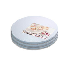 Cakebon Plateaux à Gâteau - Drums Solides de 1/2 Pouce Épais - 12 Pouces 3-Pack