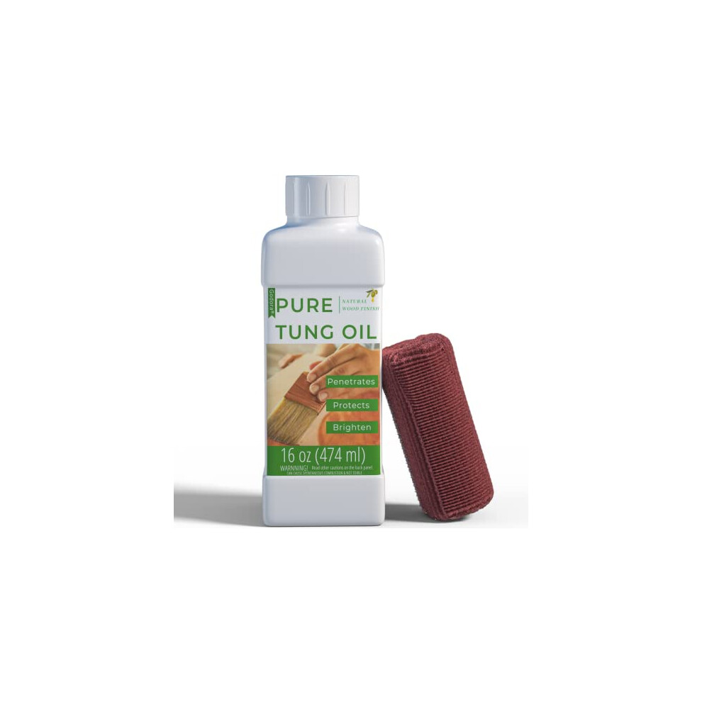 Godora 16 Oz Pure Tung Oil For Wood Finishing Wood Sealer For Indoor Outdoor Favored By Craftsmen Waterproofing Tung Oil For 642380725212